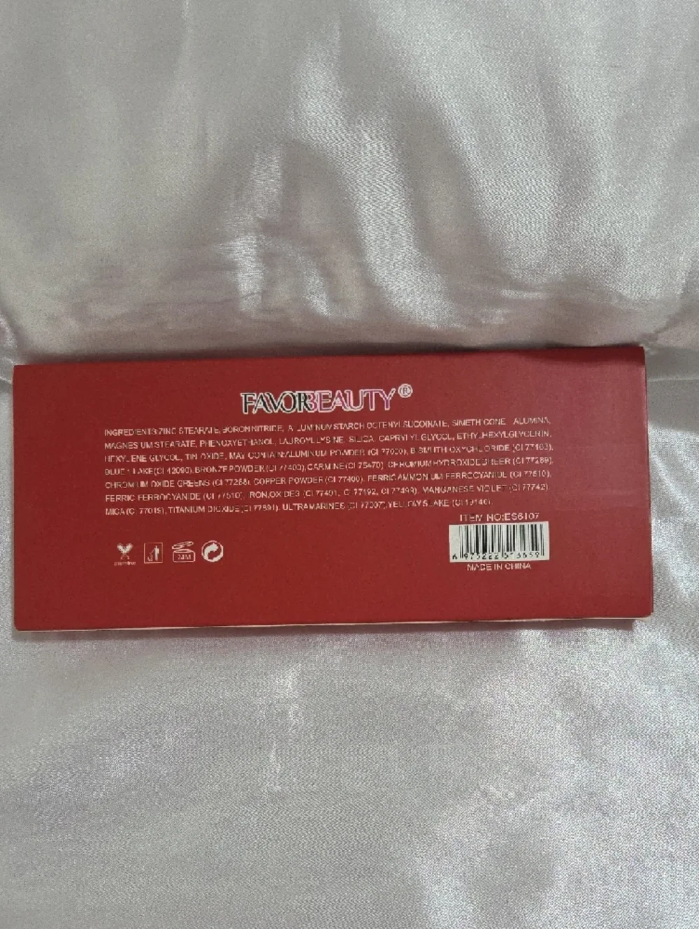 FaborBeauty Vibrant Multi-Shade Eyeshadow Palette - Pink & Gold Tones